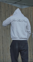 Tax The Poor Fur Hoodie —Grey